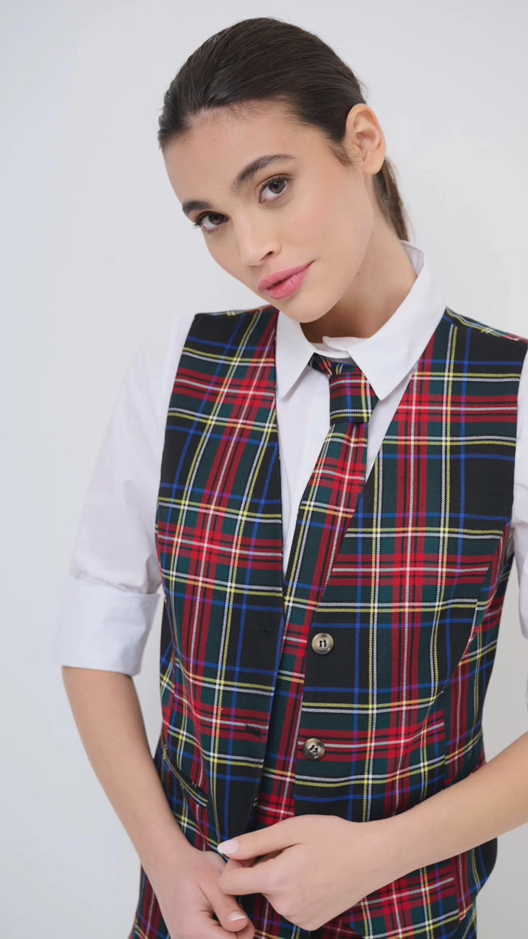 GILET TARTAN