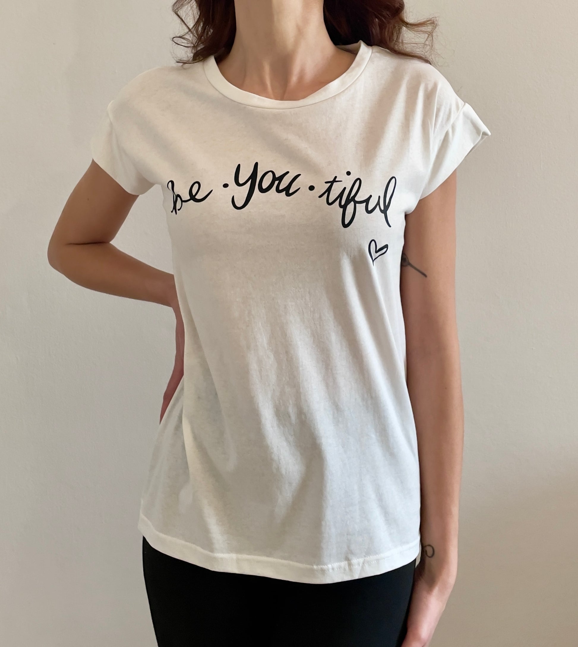 T-SHIRT BE YOU TIFUL - Paprika