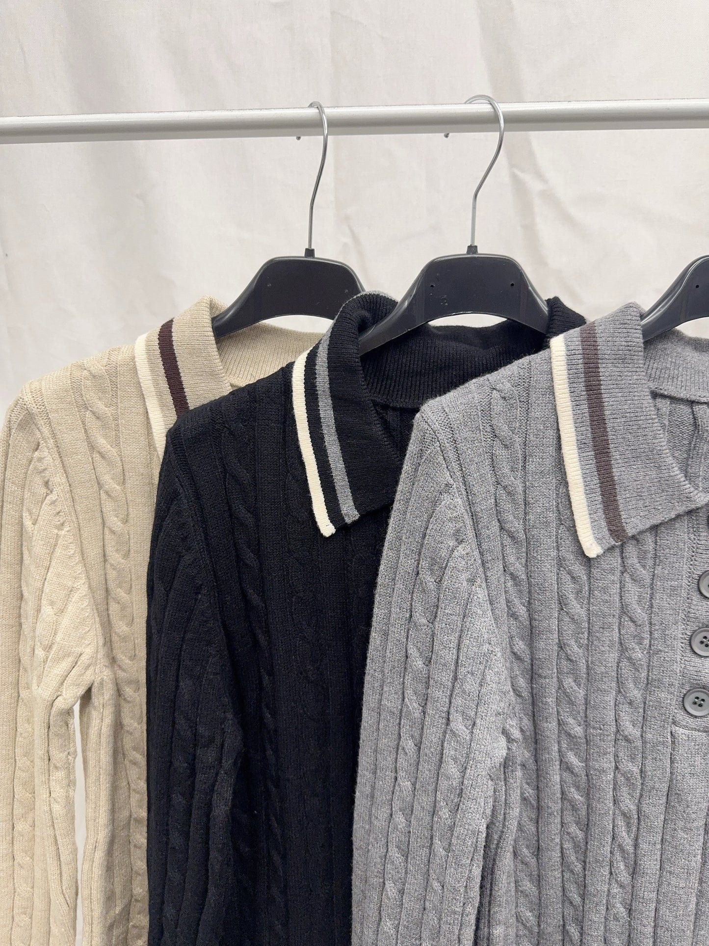 MAGLIONE CROP TRECCIA