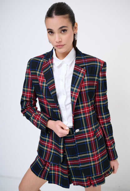 GIACCA TARTAN