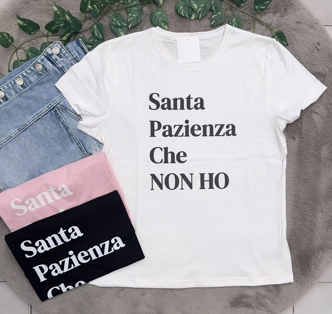 T-SHIRT "SANTA PAZIENZA"